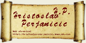 Hristoslav Perjaničić vizit kartica